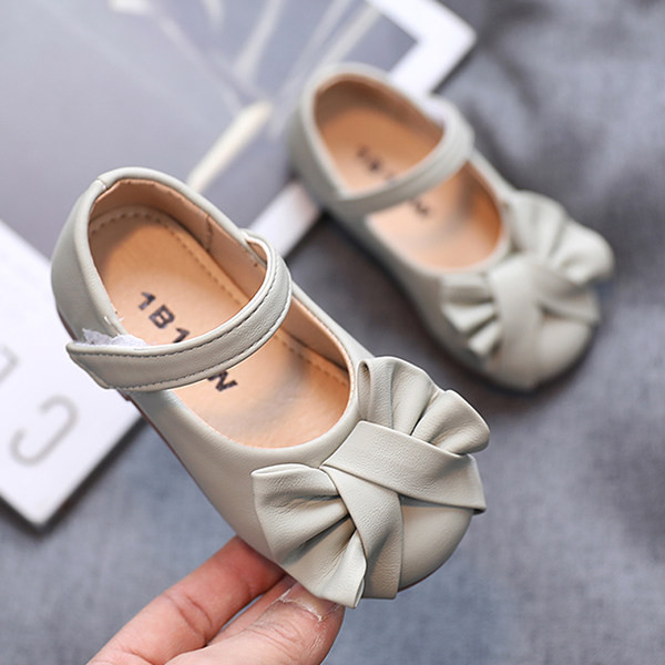 Bērnu apavi no eko ādas ar lentīti - meitenēm