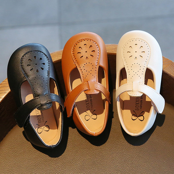 Bērnu ādas apavi ar velcro