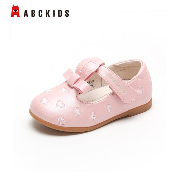 Παιδικά παπούτσια με κορδέλα και πέρλες