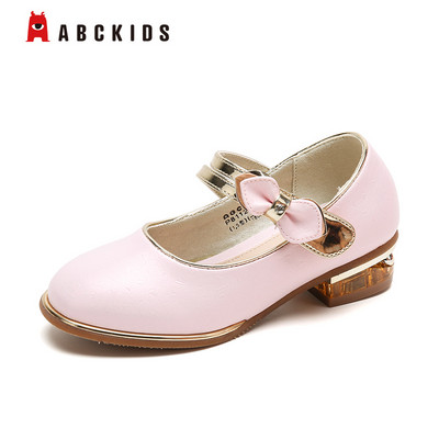 Laste ümarad läbipaistva kontsaga kingad