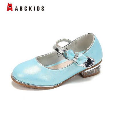 Laste ümarad läbipaistva kontsaga kingad