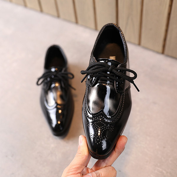 Παπούτσια βρετανικού στιλ με κορδόνια για κορίτσια