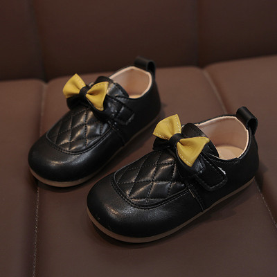 Öko-nahast valmistatud vabaaja lastejalatsid paelaga