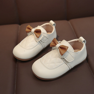 Öko-nahast valmistatud vabaaja lastejalatsid paelaga