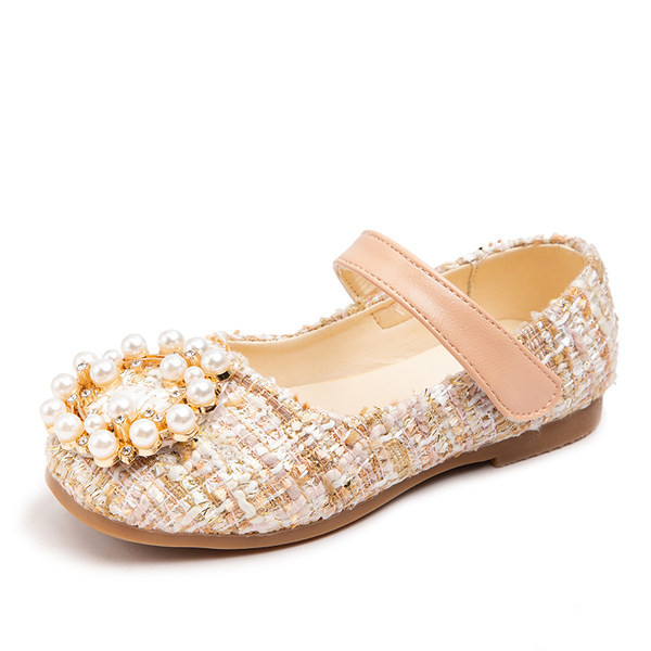 Καθημερινά παπούτσια με velcro στερέωση και πέρλες