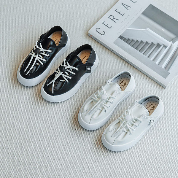 Casual dječje cipele od umjetne kože s vezicama