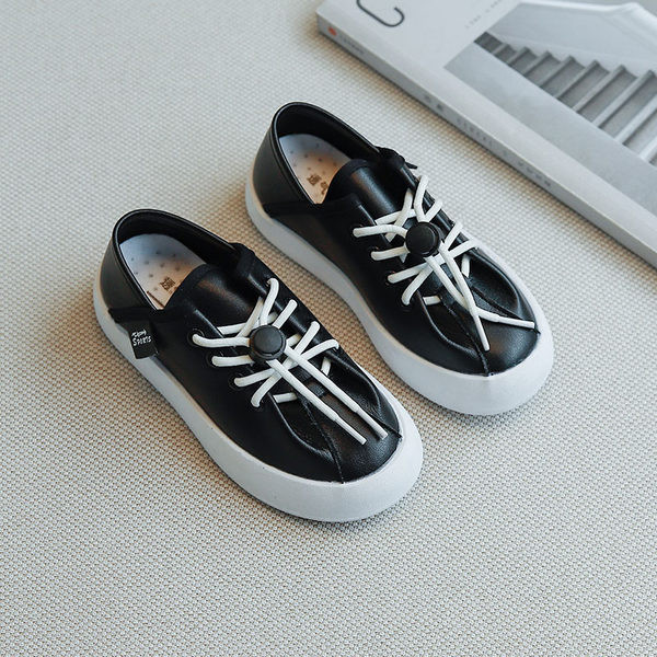 Casual dječje cipele od umjetne kože s vezicama