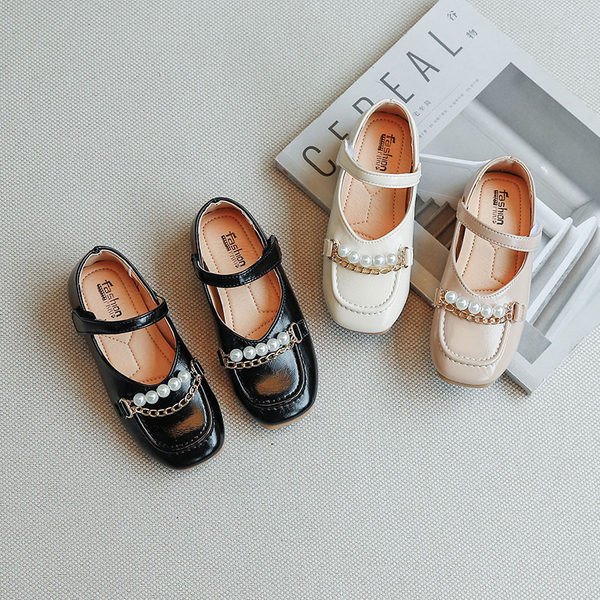 Νέο μοντέλο παιδικά παπούτσια  από οικολογικό δέρμα με πέρλες για κορίτσια