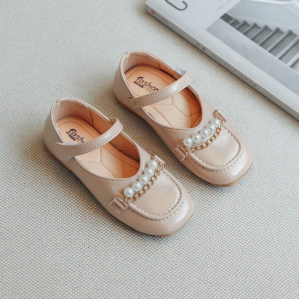 Νέο μοντέλο παιδικά παπούτσια  από οικολογικό δέρμα με πέρλες για κορίτσια