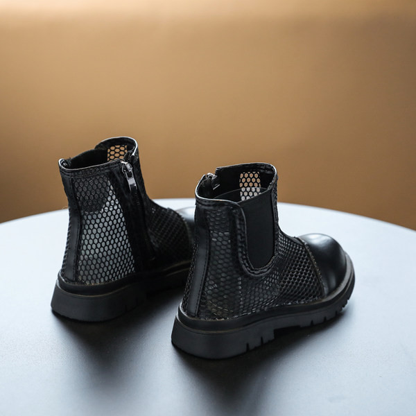 Casual dječje mrežaste cipele u bijeloj i crnoj boji