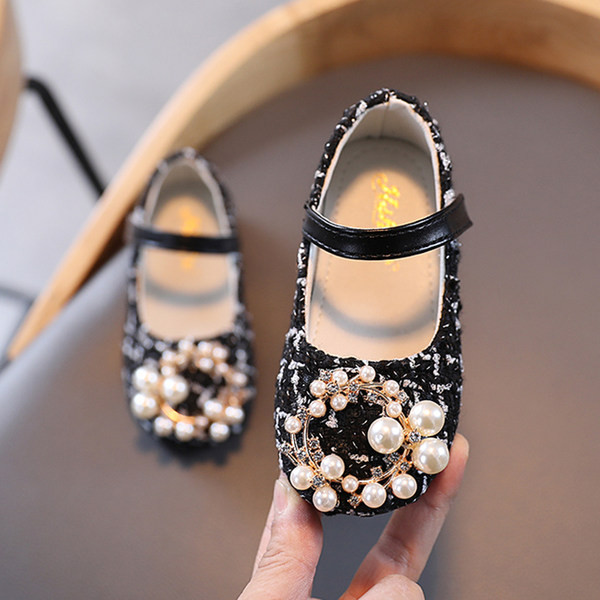 Bērnu moderni apavi ar pērlēm