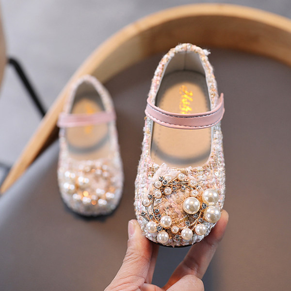 Bērnu moderni apavi ar pērlēm
