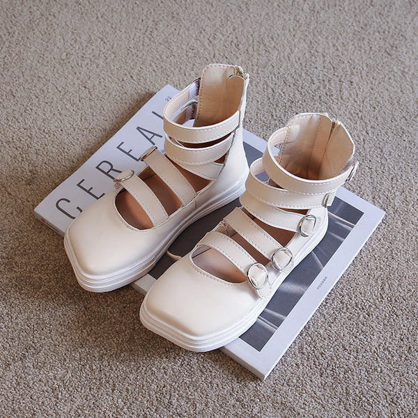 Jauns ikdienas bērnu apavu modelis ar sprādzi divās krāsās