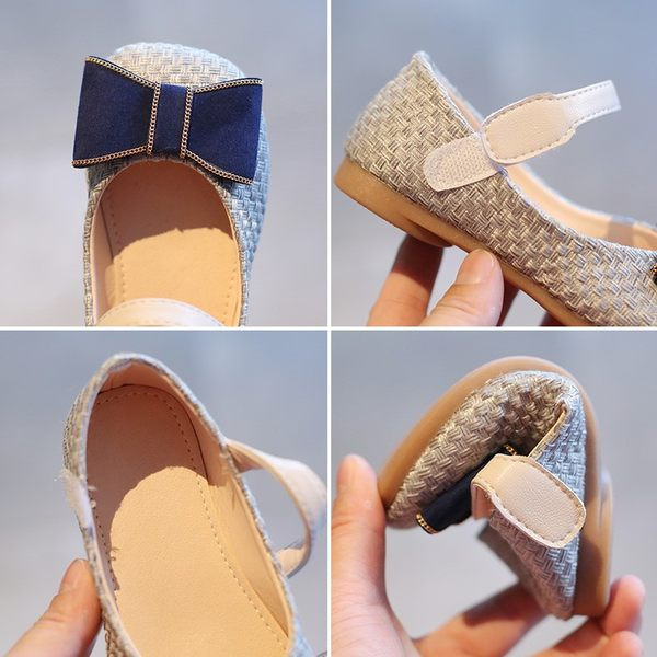 Takjakinnituse ja paelaga lastejalatsid