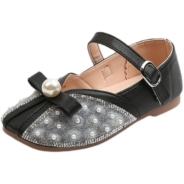 Laste stiilsed pärlite ja dekoratiivkividega kingad tüdrukutele