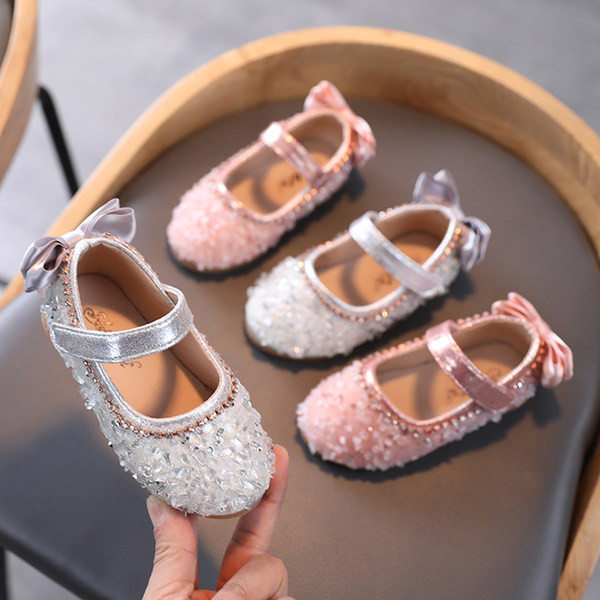 Νέο μοντέλο παιδικά παπούτσια με διακοσμητικές πέτρες και κορδέλα