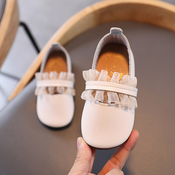 Bērnu apavi no eko ādas ar tillu