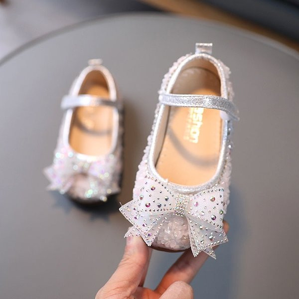 Bērnu ikdienas apavi trīs krāsās ar akmeņiem