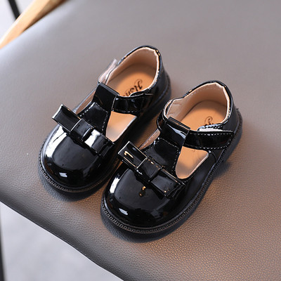 Παιδικά έκο δερμάτινα παπούτσια με velcro για κορίτσια