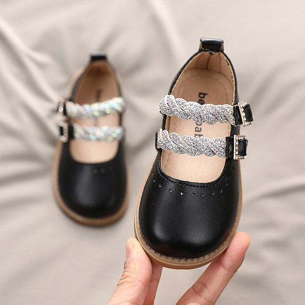 Öko-nahast kividega lastejalatsid