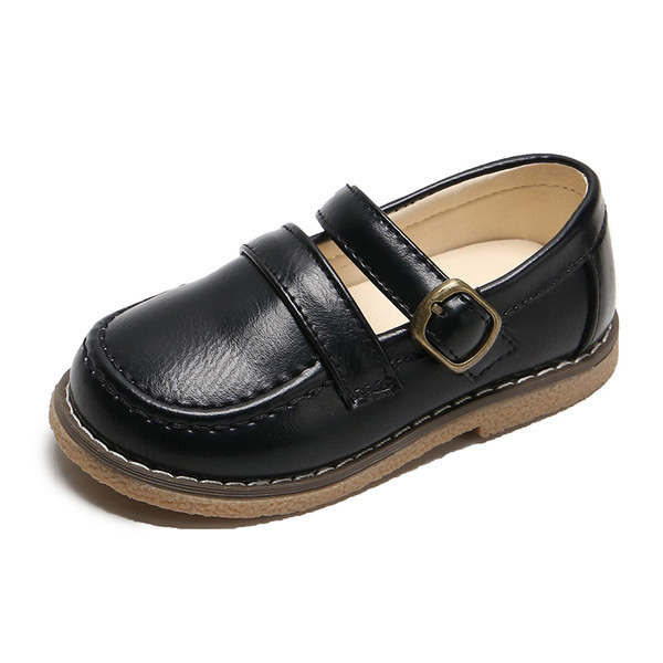 Bērnu ikdienas apavi no mākslīgās ādas trīs krāsās