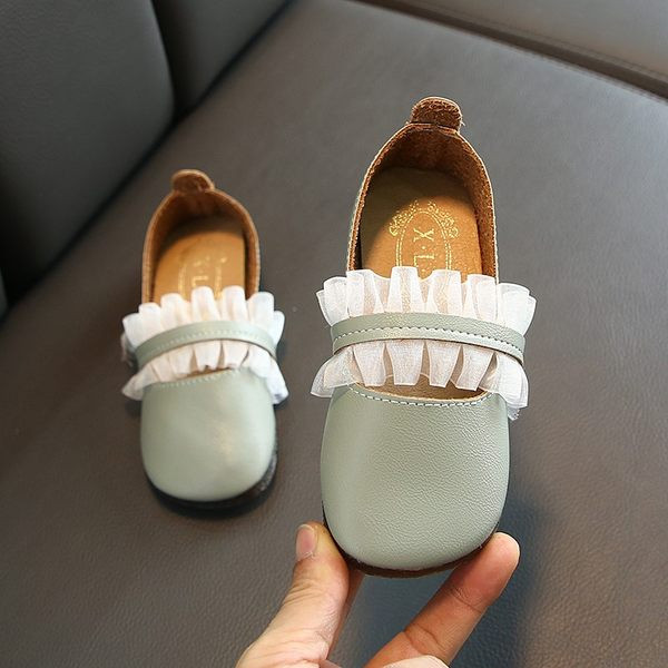 Μοντέρνα παιδικά έκο δερμάτινα παπούτσια μεβολάν για κορίτσια