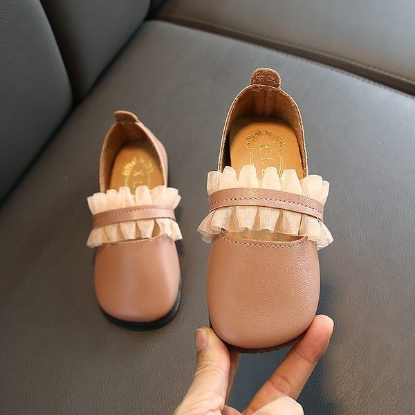 Μοντέρνα παιδικά έκο δερμάτινα παπούτσια μεβολάν για κορίτσια