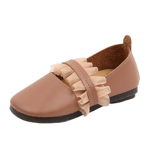 Μοντέρνα παιδικά έκο δερμάτινα παπούτσια μεβολάν για κορίτσια