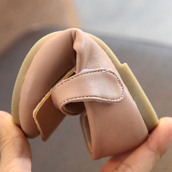 Bērnu apavi no eko ādas ar velcro aizdari meitenēm