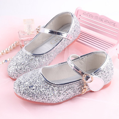 Ležerne sjajne cipele s brokatom