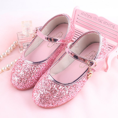 Ležerne sjajne cipele s brokatom