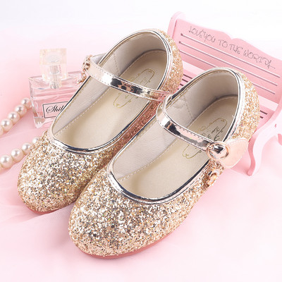 Ležerne sjajne cipele s brokatom