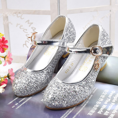 Ležerne sjajne cipele s brokatom