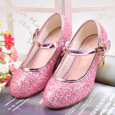 Ležerne sjajne cipele s brokatom