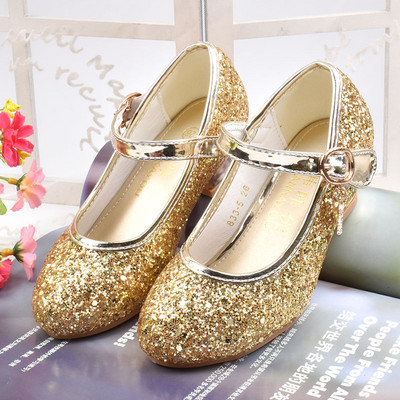 Ležerne sjajne cipele s brokatom