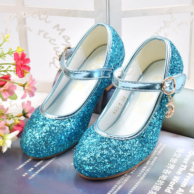 Ležerne sjajne cipele s brokatom