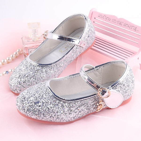 Ležerne sjajne cipele s brokatom