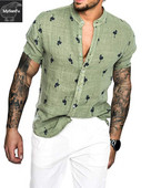 Uus mudel suvine pikkade või lühikeste varrukatega meestesärk