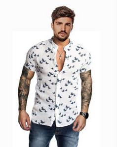 Uus mudel suvine pikkade või lühikeste varrukatega meestesärk