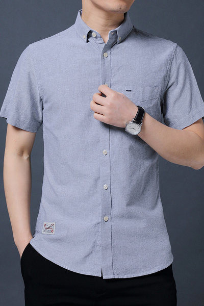 Muška pamučna košulja dva modela sa kratkim i dugim rukavima