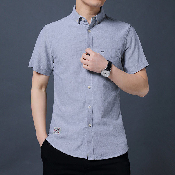 Muška pamučna košulja dva modela sa kratkim i dugim rukavima