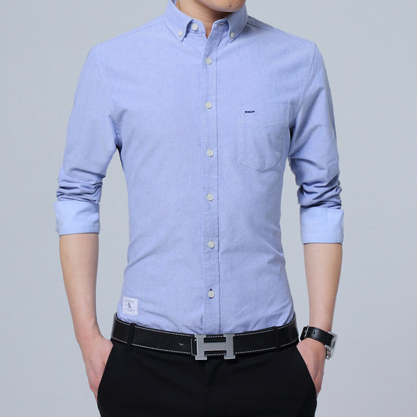 Muška pamučna košulja dva modela sa kratkim i dugim rukavima