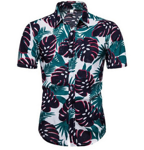 Värviline suvine mitmes värvitoonis klassikalise kraega meestesärk