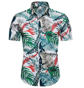 Värviline suvine mitmes värvitoonis klassikalise kraega meestesärk