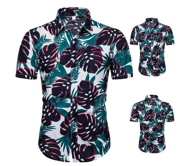 Värviline suvine mitmes värvitoonis klassikalise kraega meestesärk