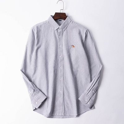 Tikandite ja pikkade varrukatega meeste särk