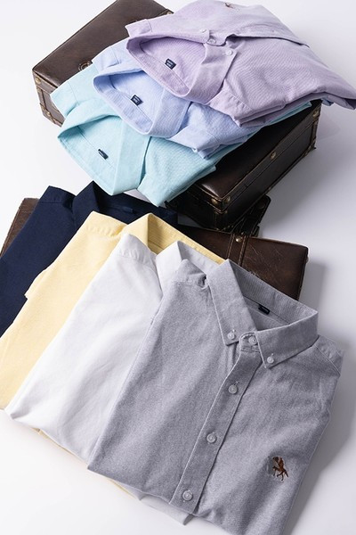 Tikandite ja pikkade varrukatega meeste särk