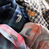 Tasku ja tikandiga ruuduline meestesärk