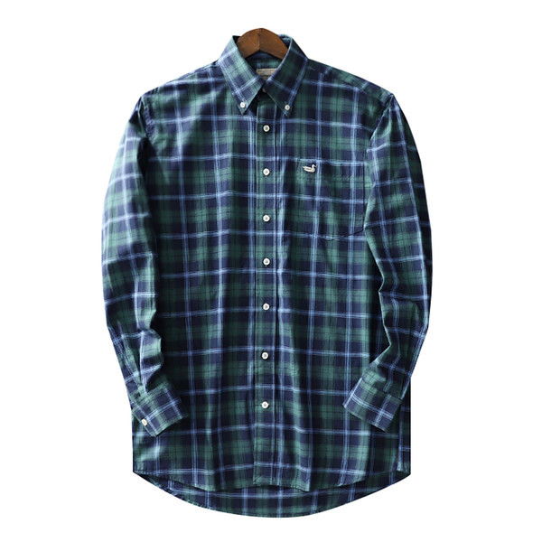 Tasku ja tikandiga ruuduline meestesärk