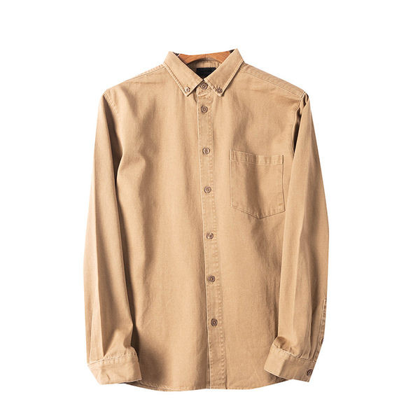 Ikdienas vīriešu krekls ar klasisku apkakli un pogām